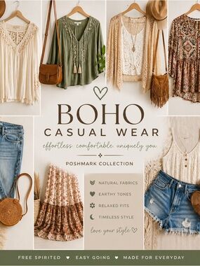 🌿 Boho Casual Wear Collection | Free-Spirited Everyday Style Boutique Finds